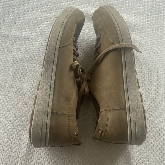 Dansko Vaughn Sneakers Mens 47 US 13.5-14 Brown  Nubuck Leather Shoes Lace Up - Picture 6 of 11